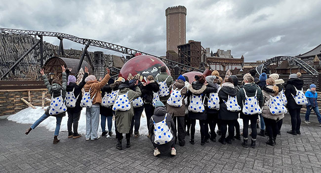 Im weihnachtlichen Phantasialand